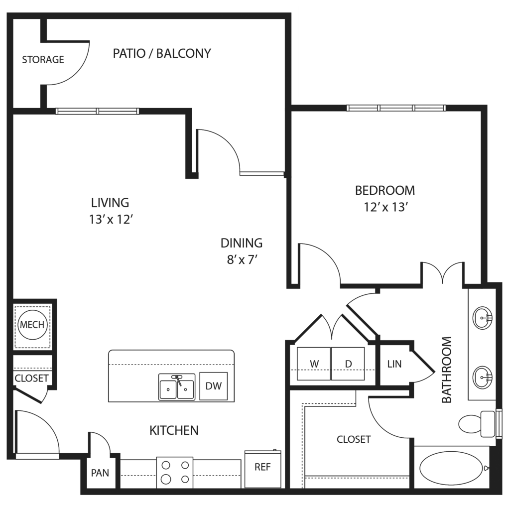 Gruene A2 floor plan